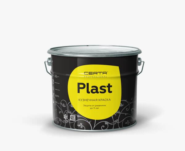 Кузнечная краска CERTA-PLAST шоколад п/глянец (10,0)