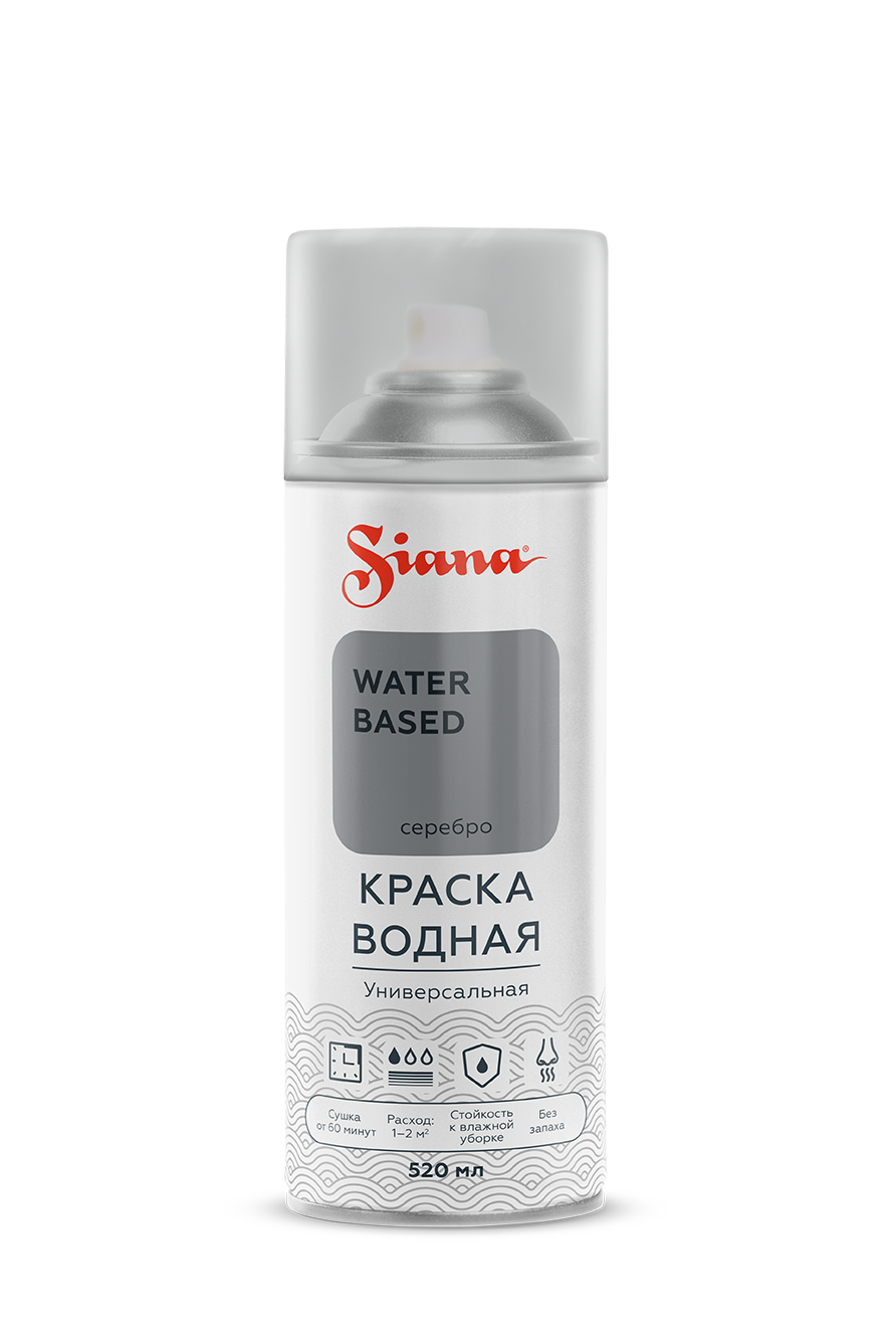 Siana Water Based Серебряный 520 мл