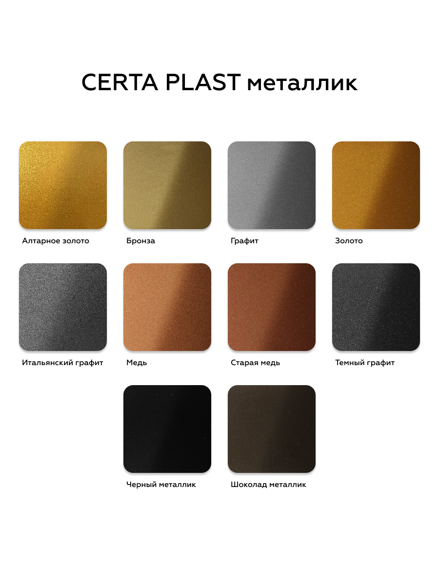 Товар Кузнечная краска CERTA-PLAST алтарное золото 10 кг