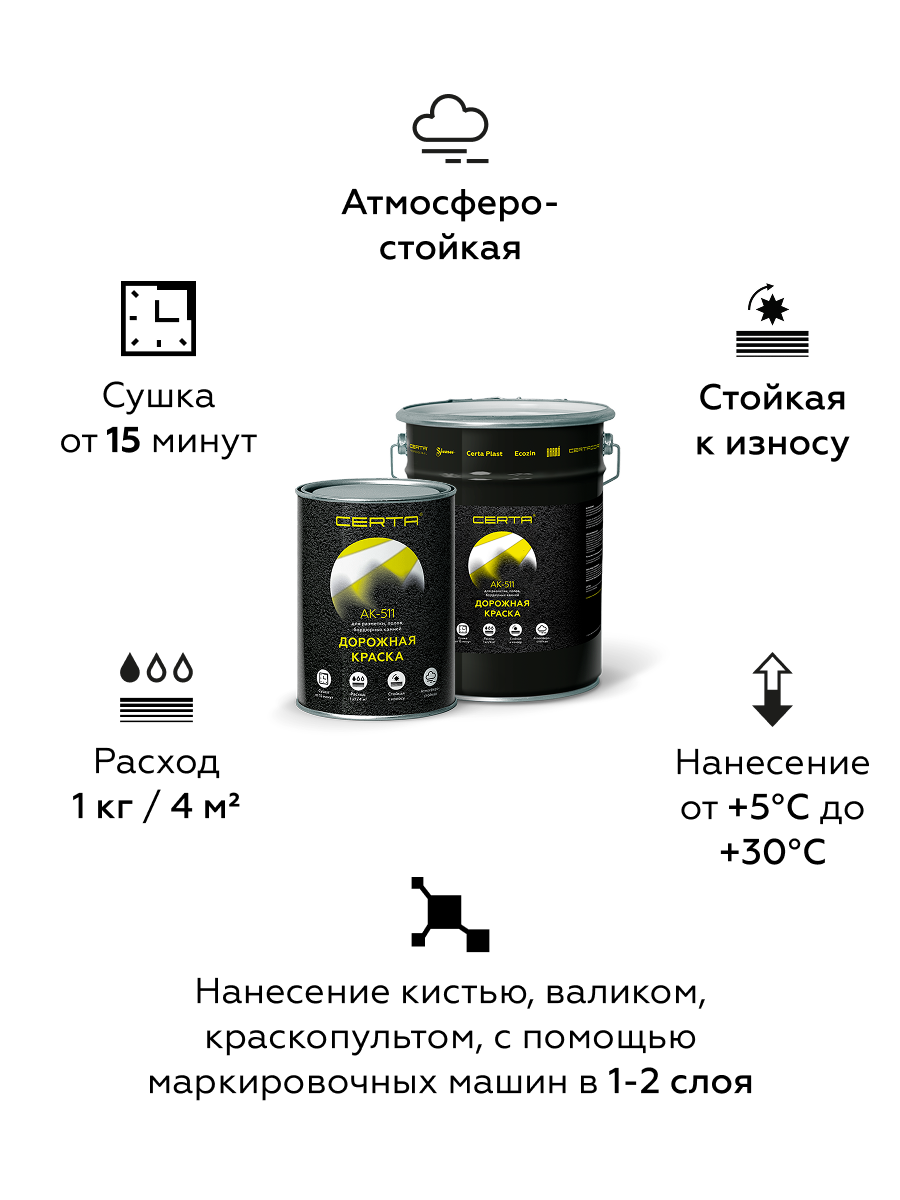 Товар Эмаль АК-511 серый 30 кг