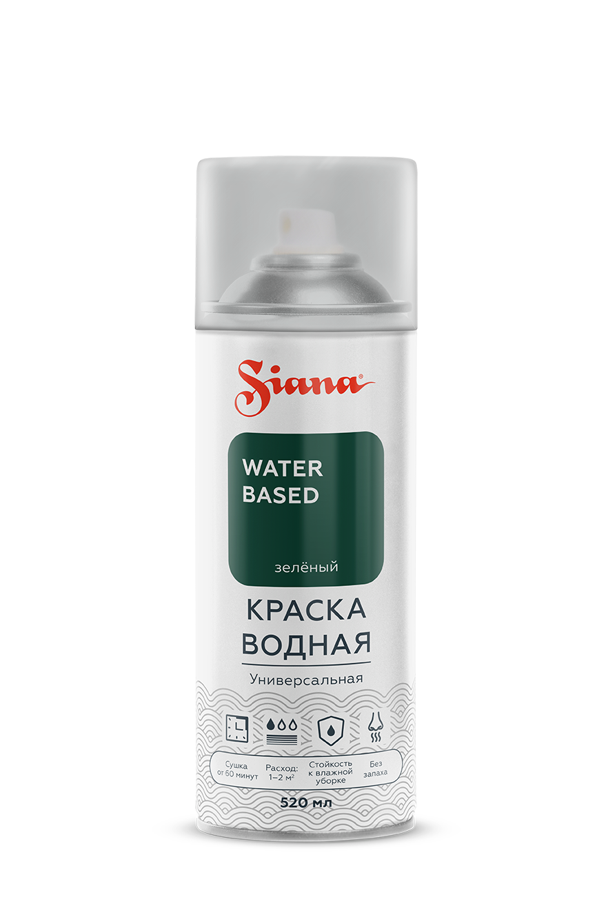Siana Water Based Зеленый 520 мл