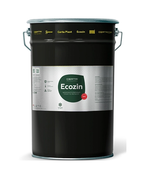 Цинконаполненный грунт по металлу ECOZIN А (25,0)