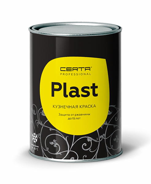Товар CERTA-PLAST графит темный 0,8 кг