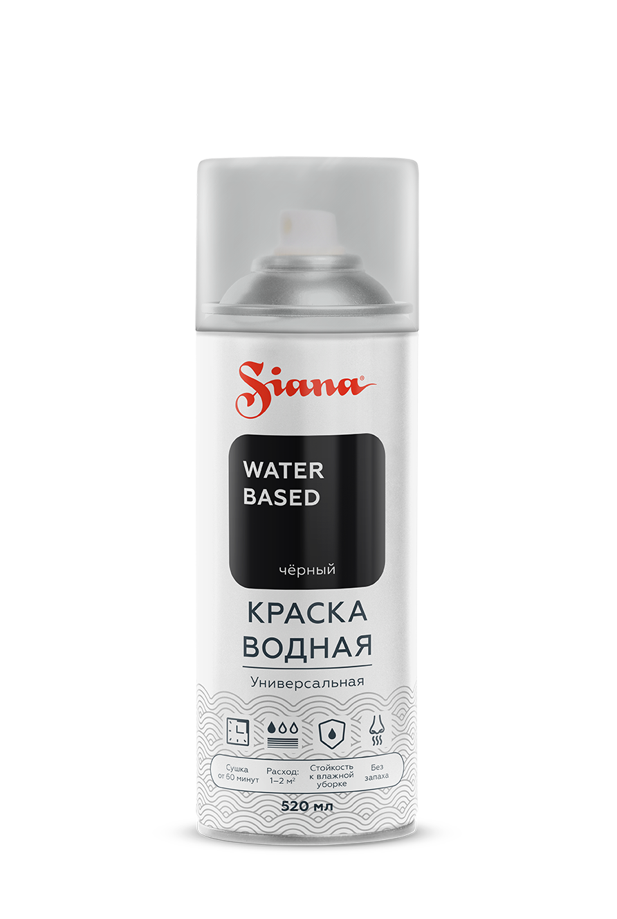 Siana Water Based Черный 520 мл