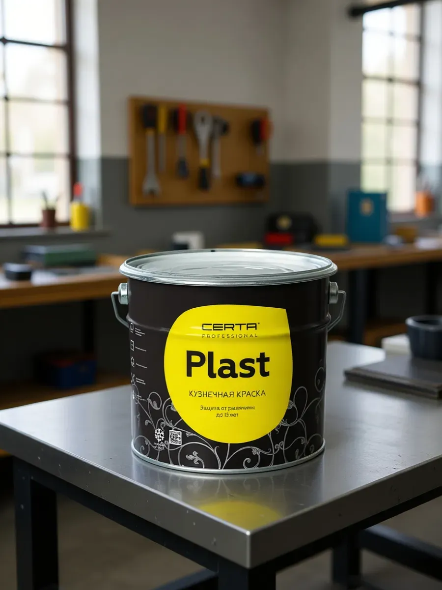 Товар Кузнечная краска CERTA-PLAST белый 10 кг