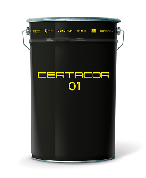 Грунтовка по металлу полиорганосилоксановая Certacor 01 красно-коричневый до 150°С (25,0кг)