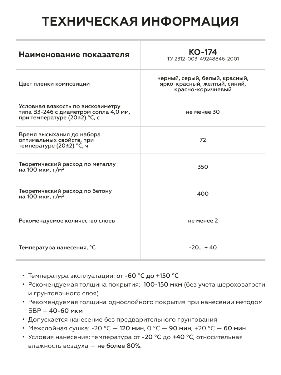 Товар Атмосферостойкая грунт-эмаль по металлу и бетону КО-174 черный (~RAL 9004) 25 кг