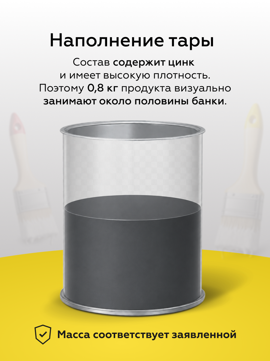 Товар Цинконаполненный грунт по металлу ECOZIN А 55% 10 кг
